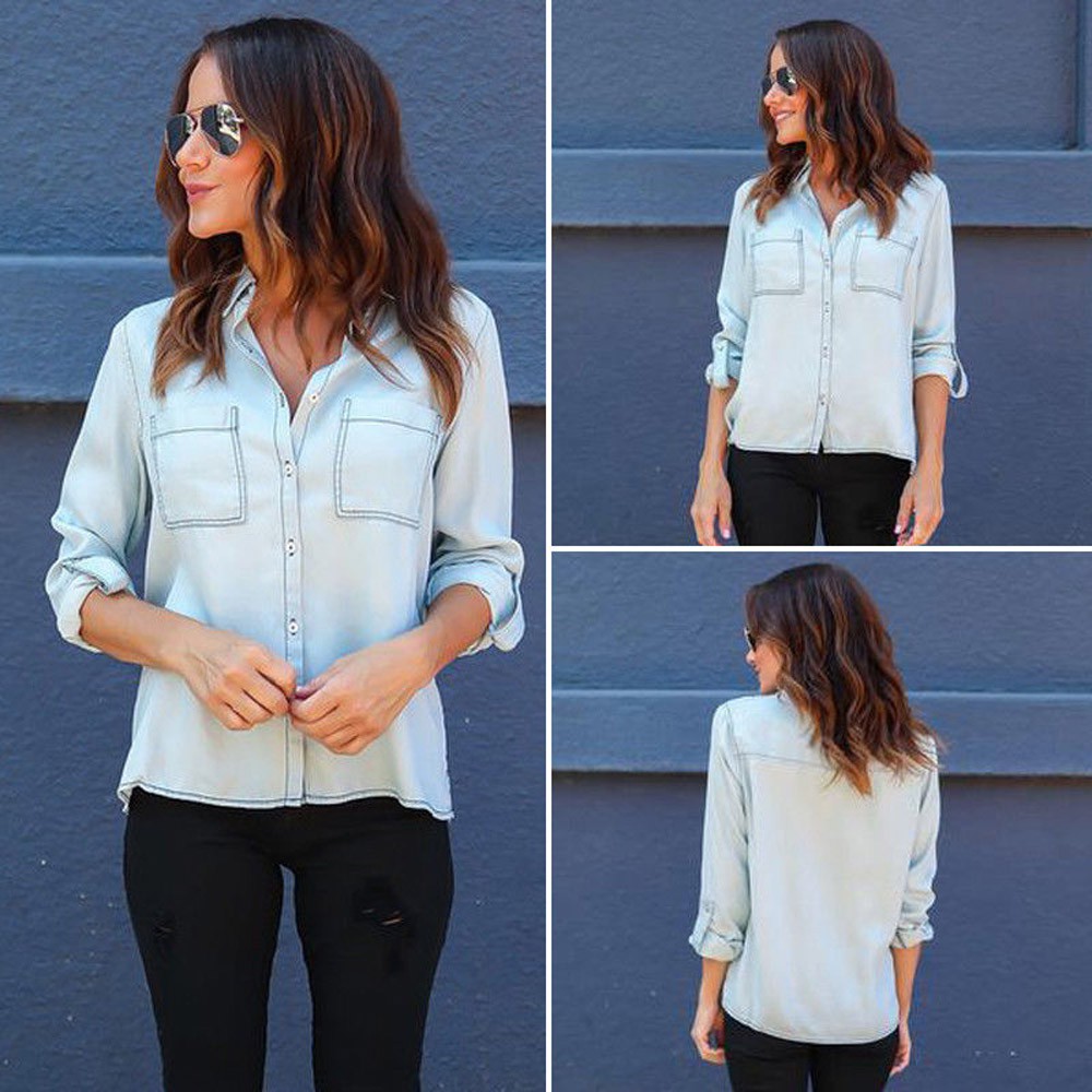 jean long shirt