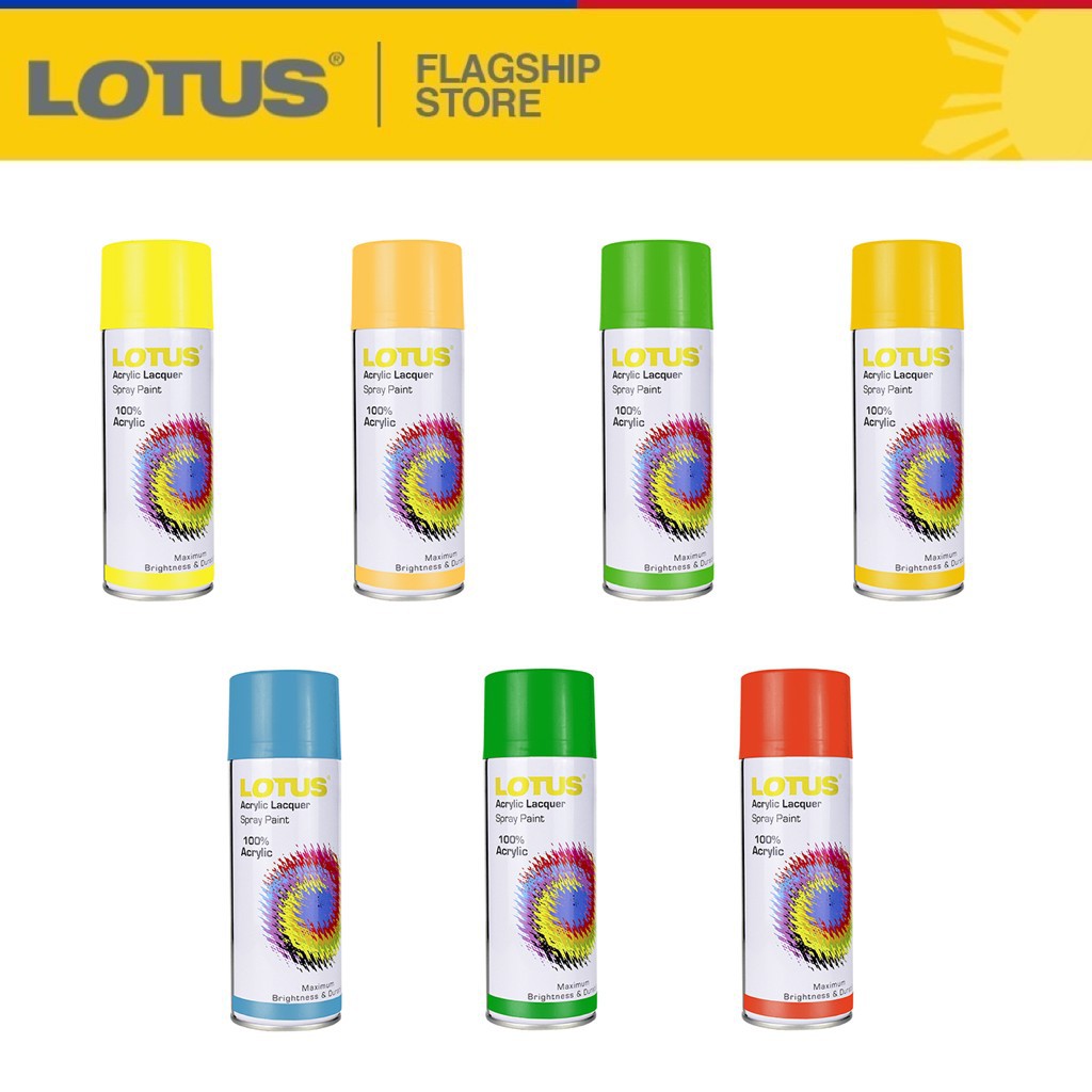 Lotus Spray Paint Assorted Color Shopee Philippines