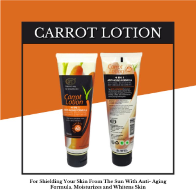 GT Carrot Lotion SPF 60 Shopee Philippines