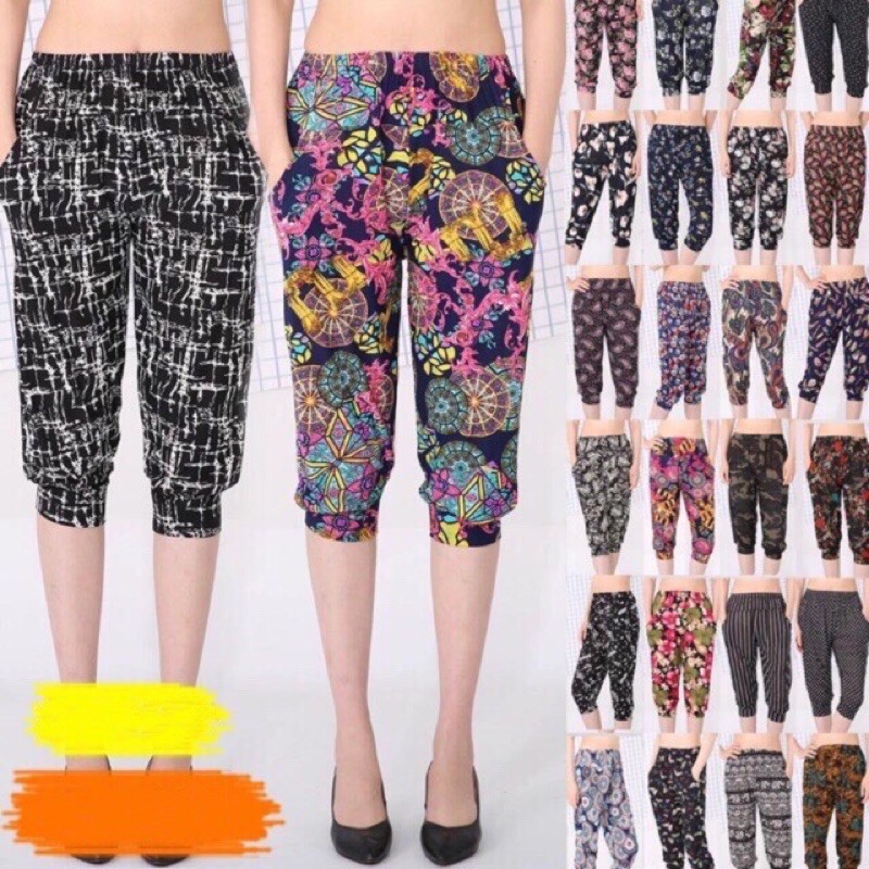 Print Tokong Jogger Pants For Women With Pocket Shopee Philippines