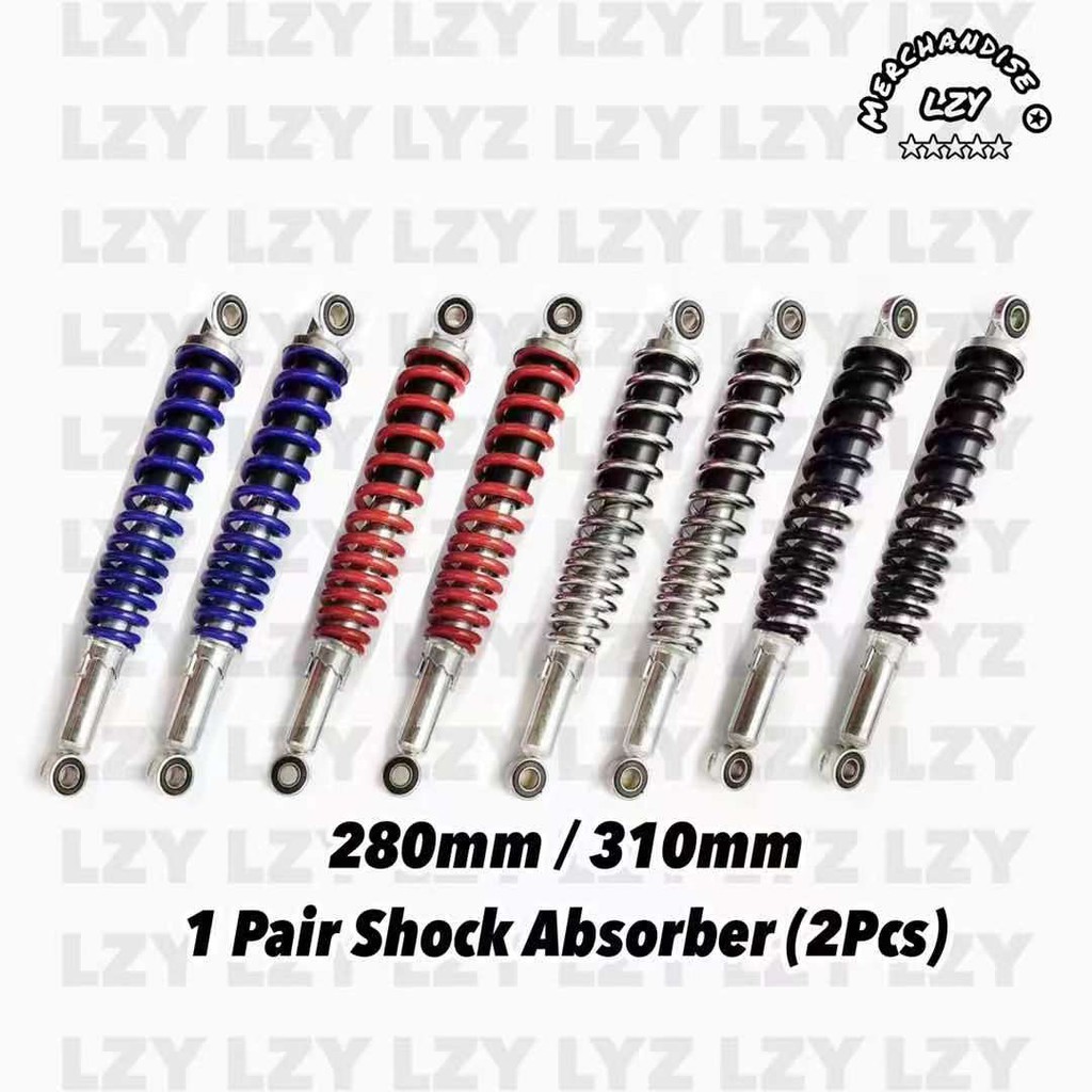 2Pcs Set 280mm 310mm Rear Suspension Shock Absorber Universal XRM / TMX
