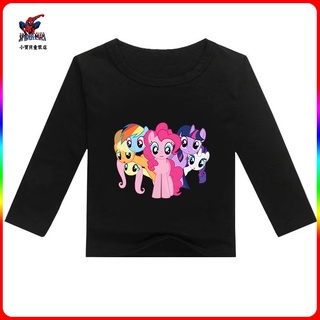 【Ready Stocks】My Little Pony Autumn New cartoon print tshirt kids girl loose long sleeve fashion kids shirt #2