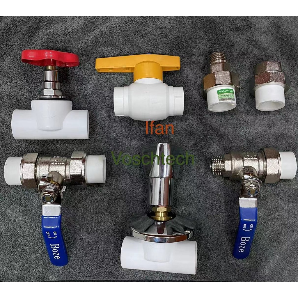 PPR Fittings valve 20mm/25mm ballvalve gatevalve showervalve uinonvalve