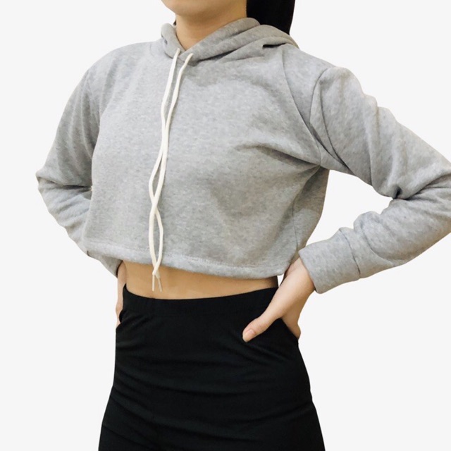 extra cropped hoodie