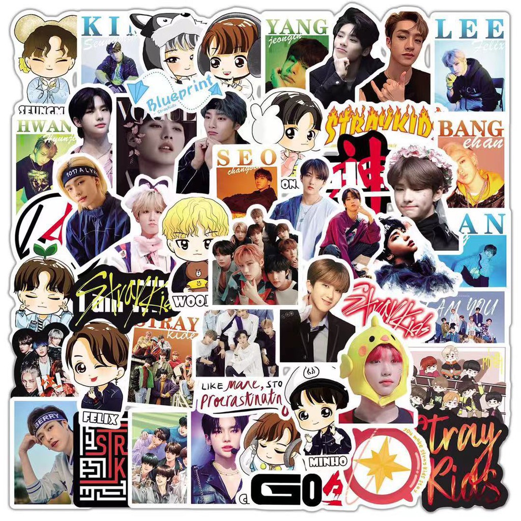 xs303-50 pcs Korean boy group star straykids graffiti stickers ...