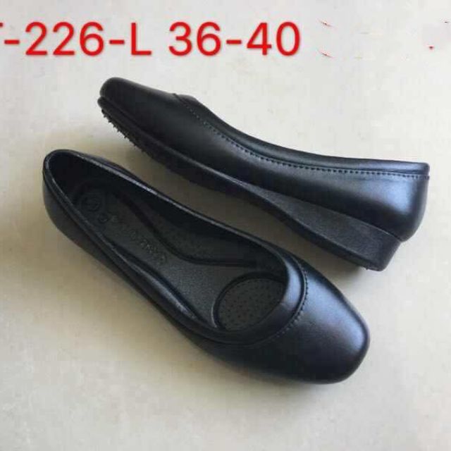 formal black leather shoes for women