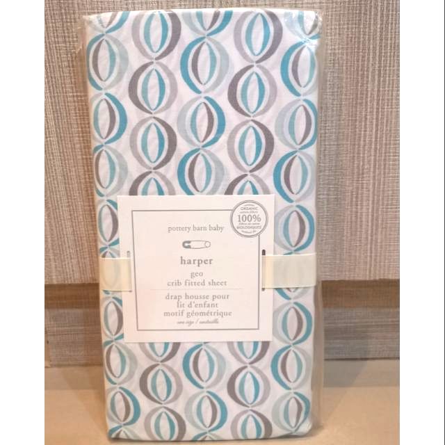 pottery barn fitted crib sheet