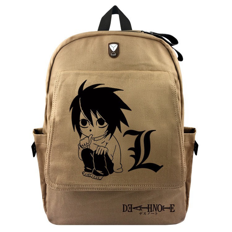 Death Note Large School Backpack Canvas Anime Bag Laptop Shopee Philippines