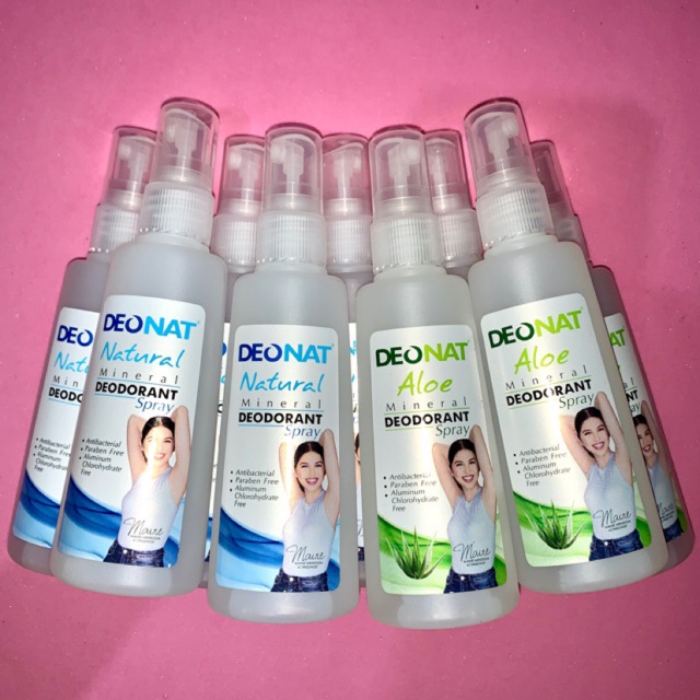 DeoNat Natural Mineral Deodorant Spray Shopee Philippines