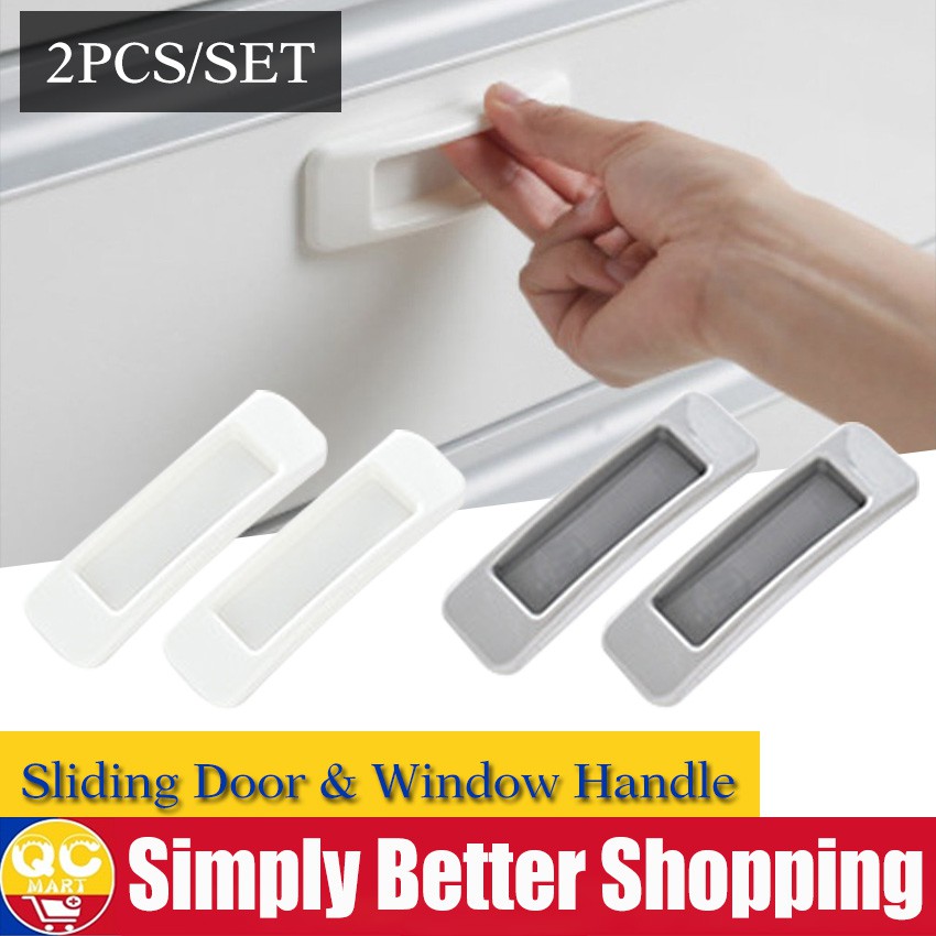 2pcs Set Paste Home Universal Handle Auxiliary Sliding Door Window