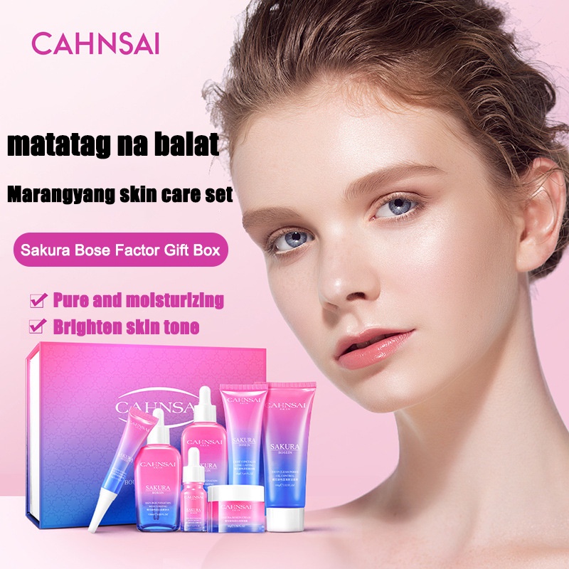 Rejuvenating Facial Set Sakura Bose 12piece set of moisturizing skin care Shopee Philippines
