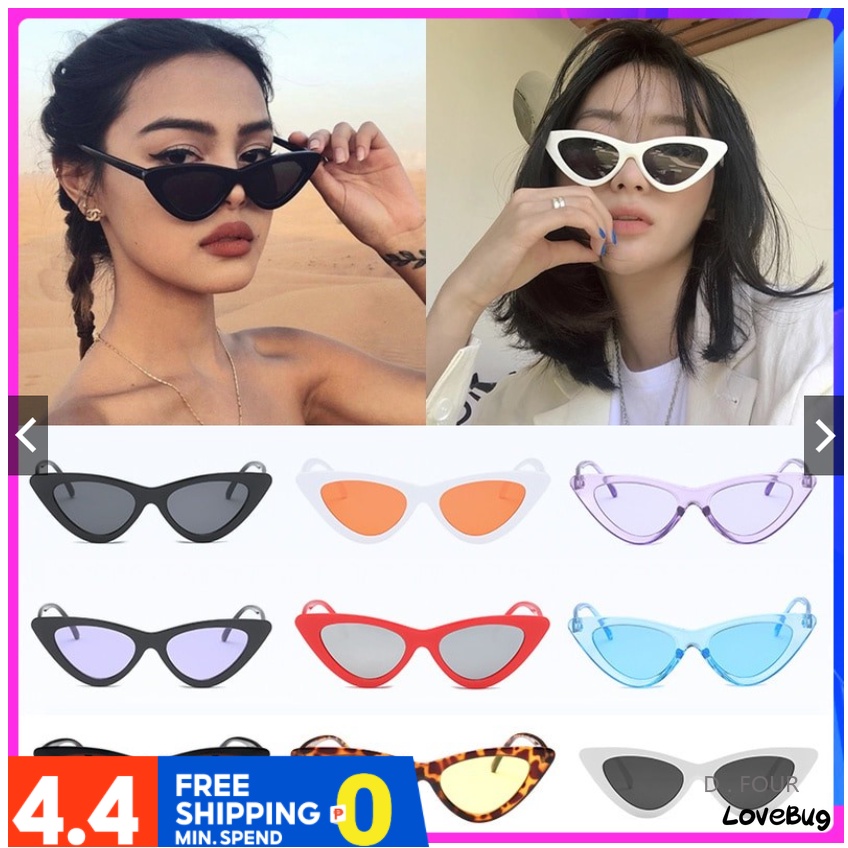 Tiktok Retro Style Shades Sunglasses Summer cat eye Hiphop Small Cat