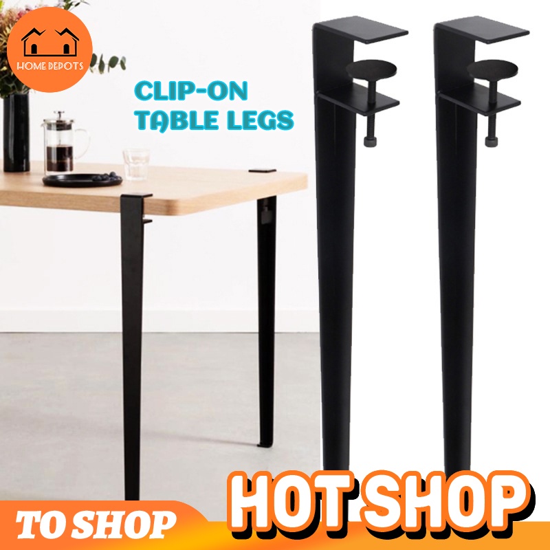 Home Depots Clamp type adjustable table leg 4pcs [For Desk, Dining