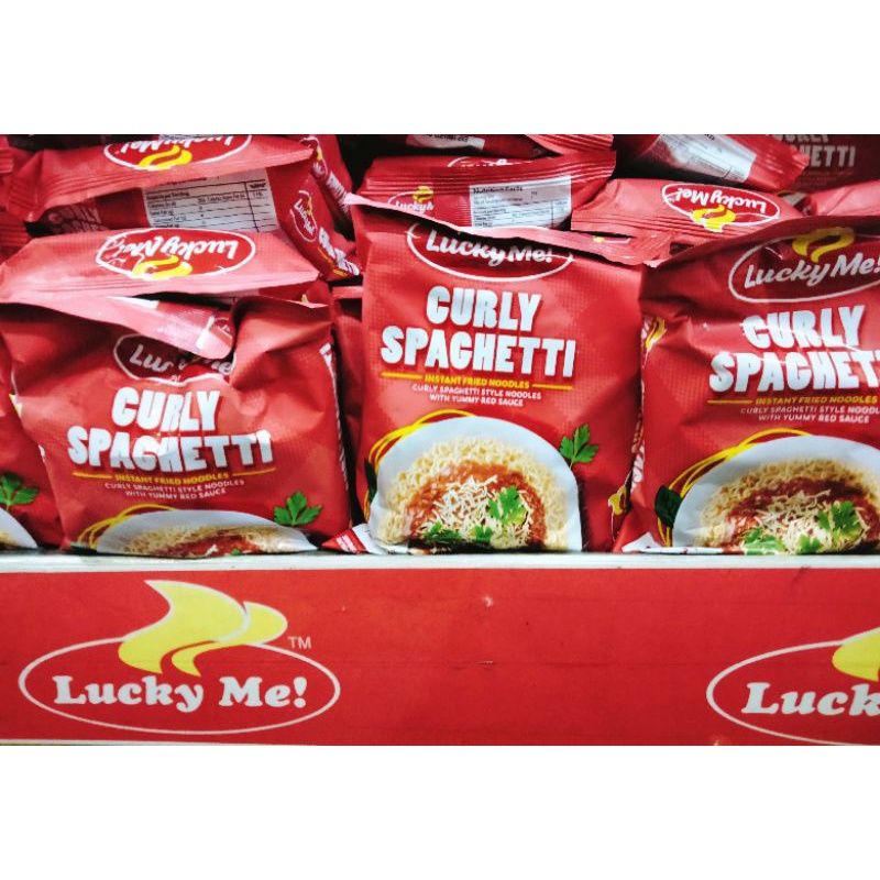 LUCKY ME! CURLY SPAGHETTI (70Gx5) Shopee Philippines