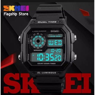 SKMEI 1299 Sports Men Waterproof Countdown Alarm Male Digital Wrist Watch #1