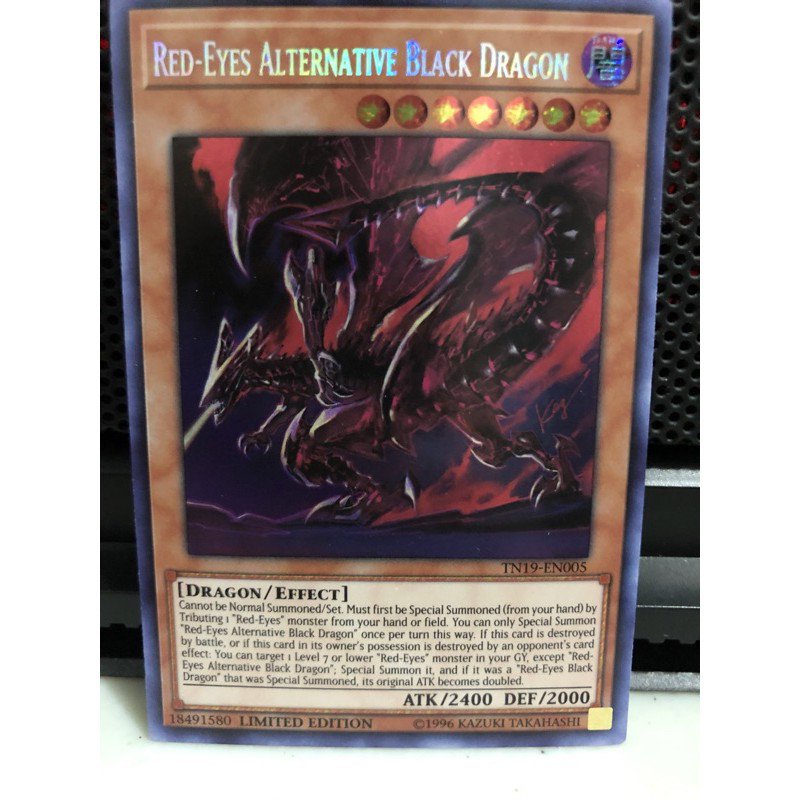 Red eyes Alternative Black Dragon TCG Yugioh GYMK Shopee Philippines