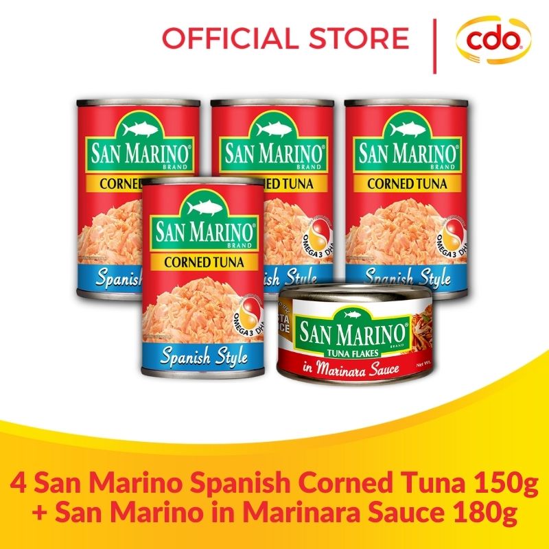 4pcs San Marino Corned Tuna Spanish Style 150g 1pc San Marino In