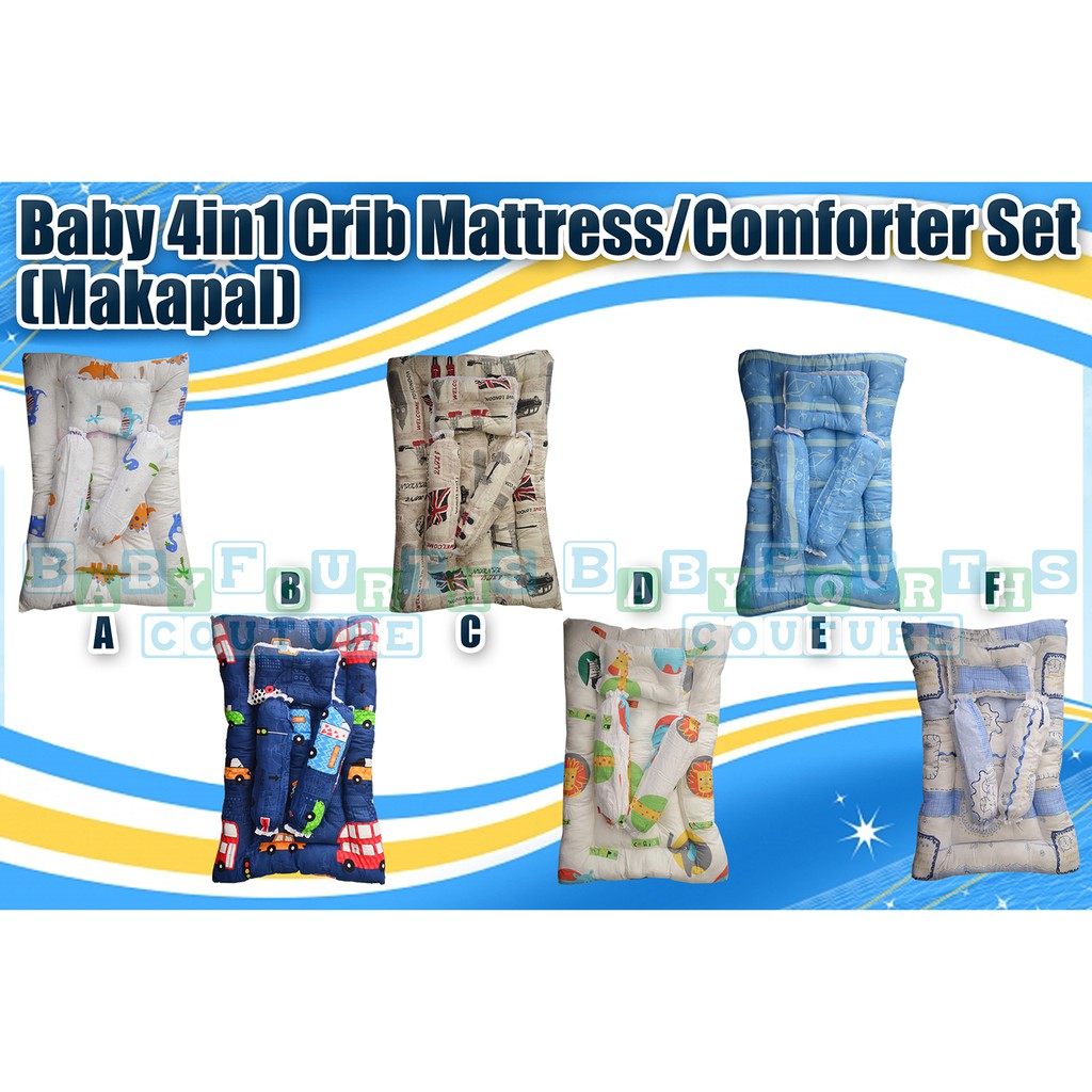 4 in 1 crib mattress size