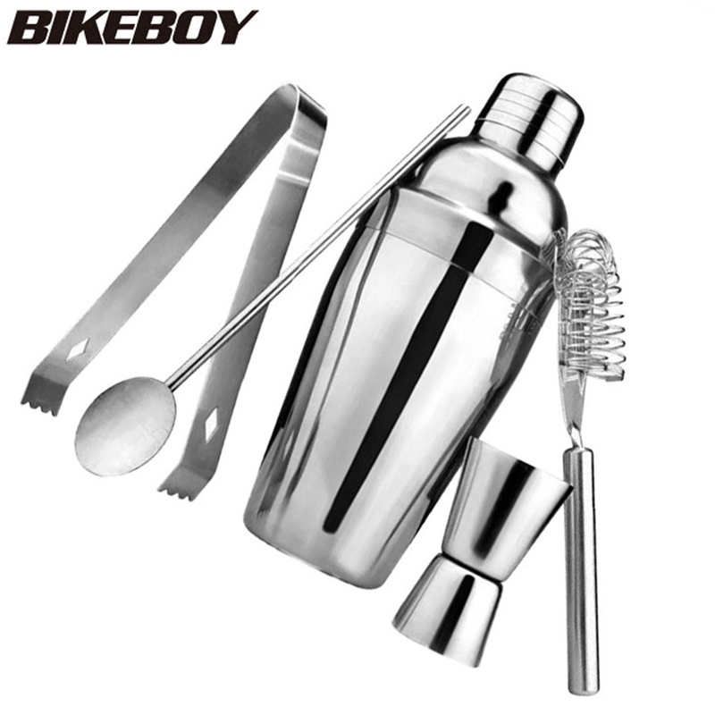Stainless Steel Cocktail Shaker Mixer Wine Martini Boston Shaker For