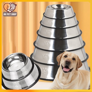 Dog Bowl Stainless Dog Food Bowl Dog Plate Pet Bowl Cat Food Bowl Drinking Water Bowl for Dog