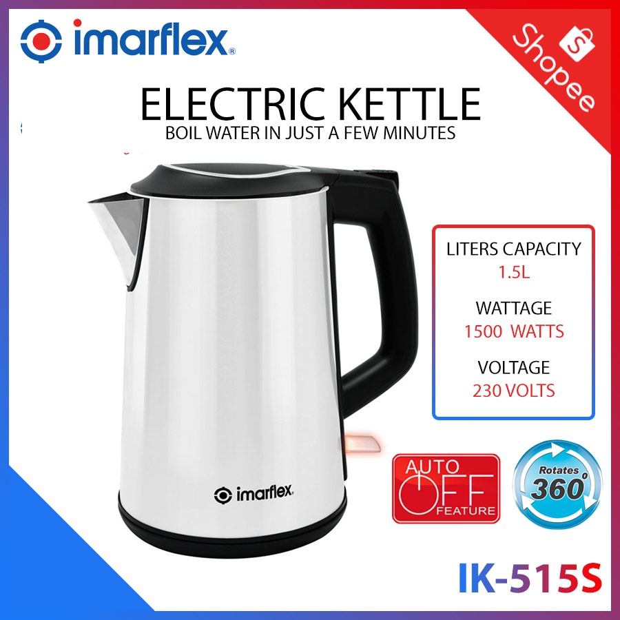 Imarflex IK515S Insulated Electric kettle Shopee Philippines