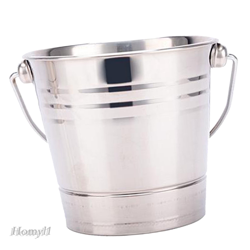 stainless steel ice bucket