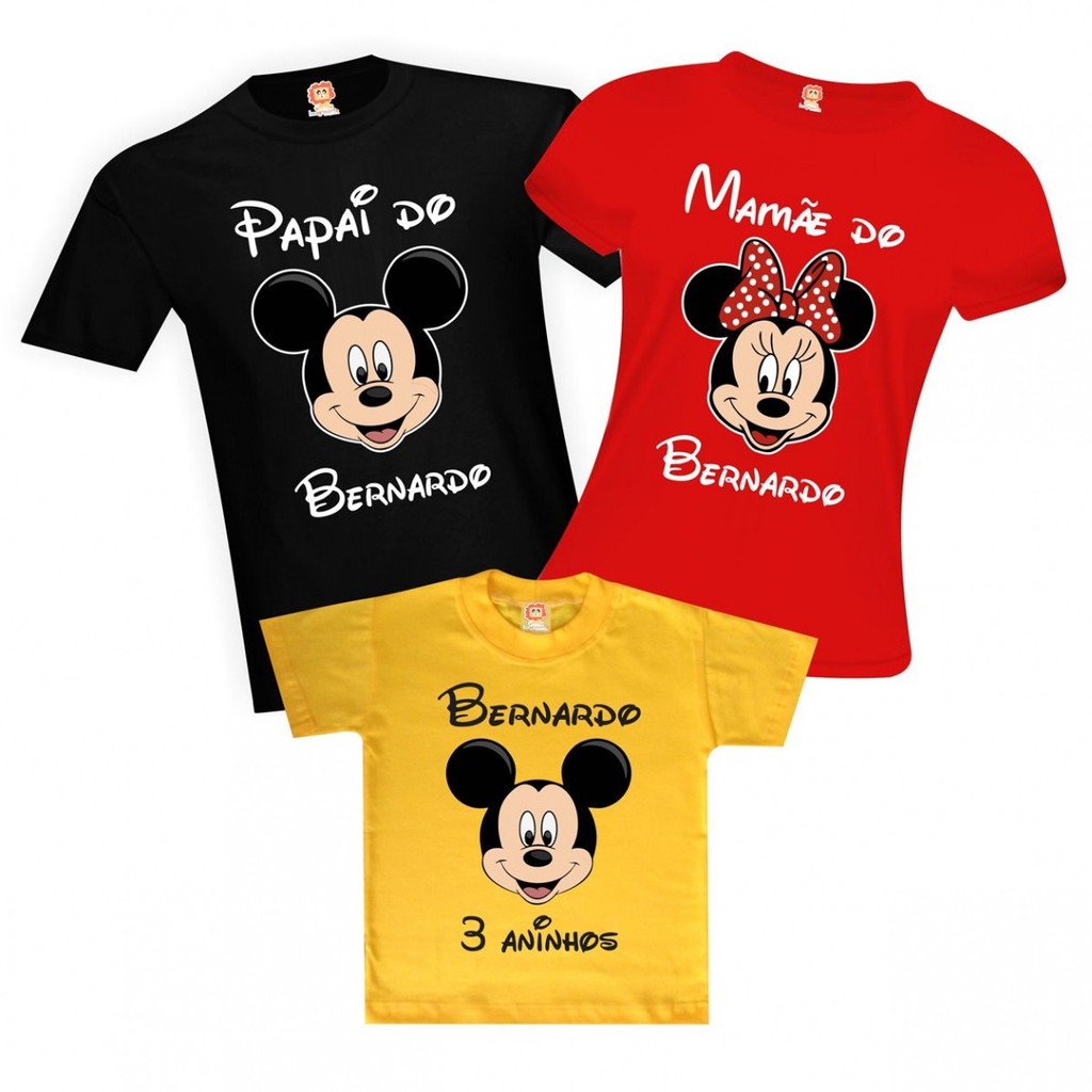 mickey mouse t shirt family