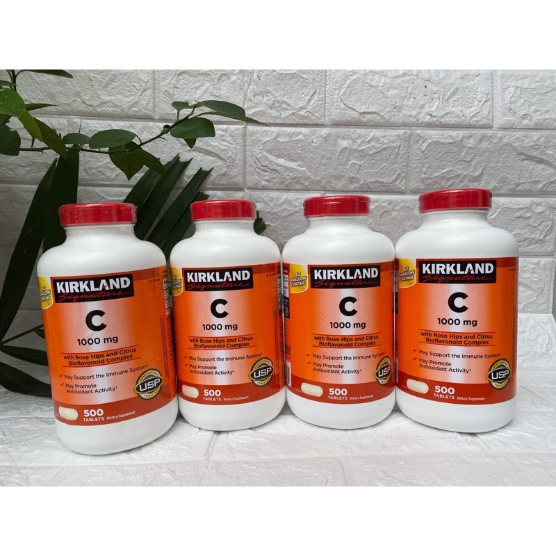 Kirkland Signature Vitamin C 1000 Mg 500 Tablets Costco Usa Shopee Philippines