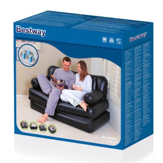 Bestway 5 In 1 Inflatable Sofa Air Bed, 5 In 1 Inflatable Sofa Air Bed Couch