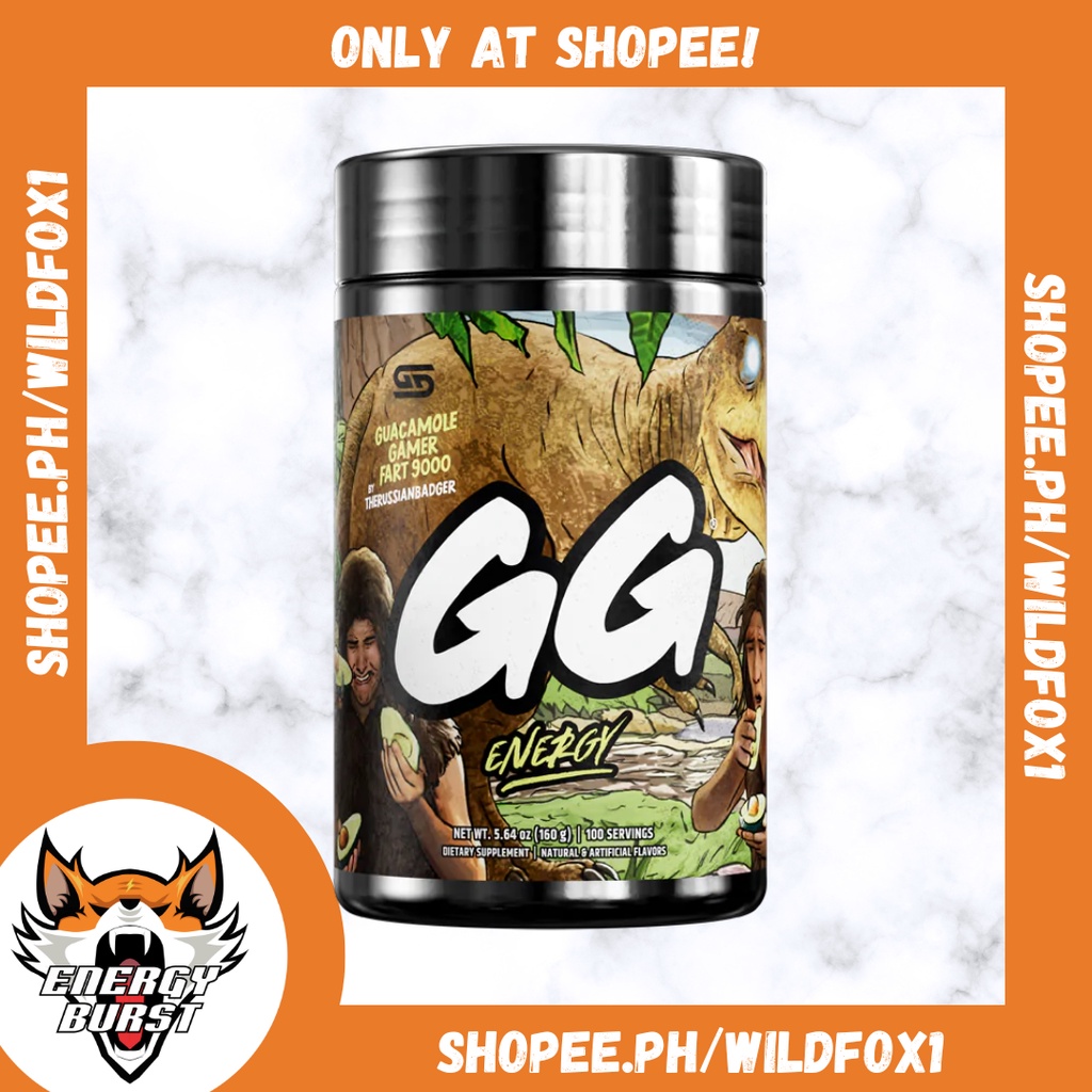 Gamer Supps Guacamole Gamer Fart 9000 by RussianBadger Tub 100 Servings GamerSupps Shopee