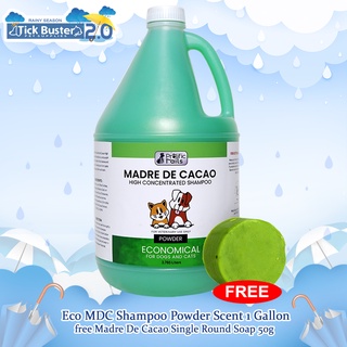 TBS-Prolific Tails Madre De Cacao Shampoo Gallon (Powder Scent) Anti Fungal, Anti Mange & Bacterial