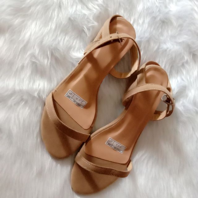 strappy sandals 2 inch heels