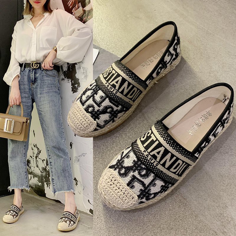 Correct Brand Letters women Flats shoes | Shopee Philippines