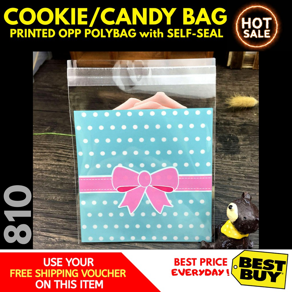 Printed OPP Plastic (with Self Adhesive) #810 | Shopee Philippines