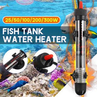 25W Aquarium Submersible Fish Tank Automatic Water Heater Constant Temperature Heating