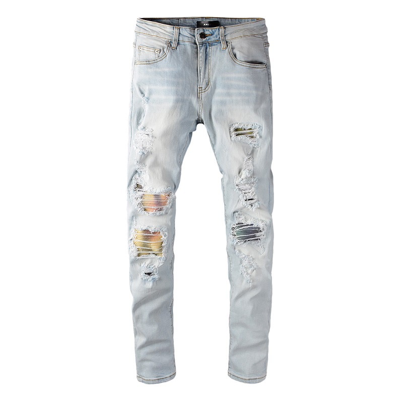 amiri jeans colorful