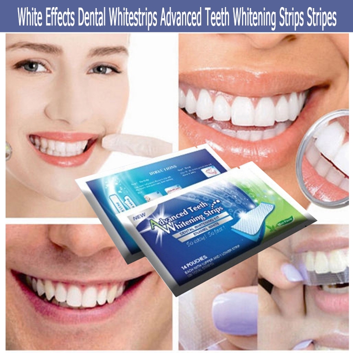 White Effects Dental Whitestrips Teeth Whitening Stripes ...