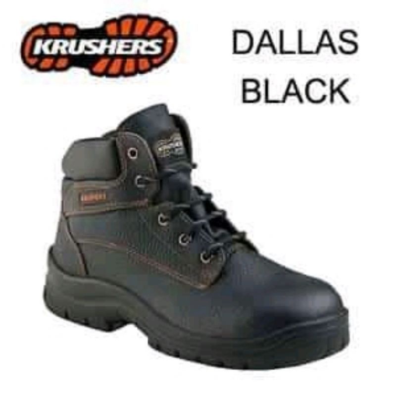 Dallas Black Original Krusher Safety Shoes Shopee Philippines