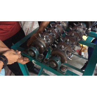 Coconut dehusking machine parts picture