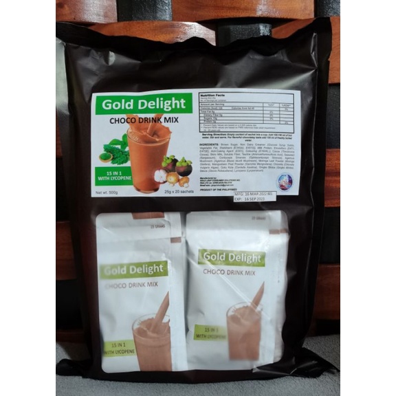 Gold delight chocolate drink Shopee Philippines
