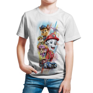PAW PATROL 3D Printed Children's Short-sleeved T-shirt Cute Cartoon Round Neck Summer Comfortable T-shirt 3-13 Years Old Kids Leisure Party
