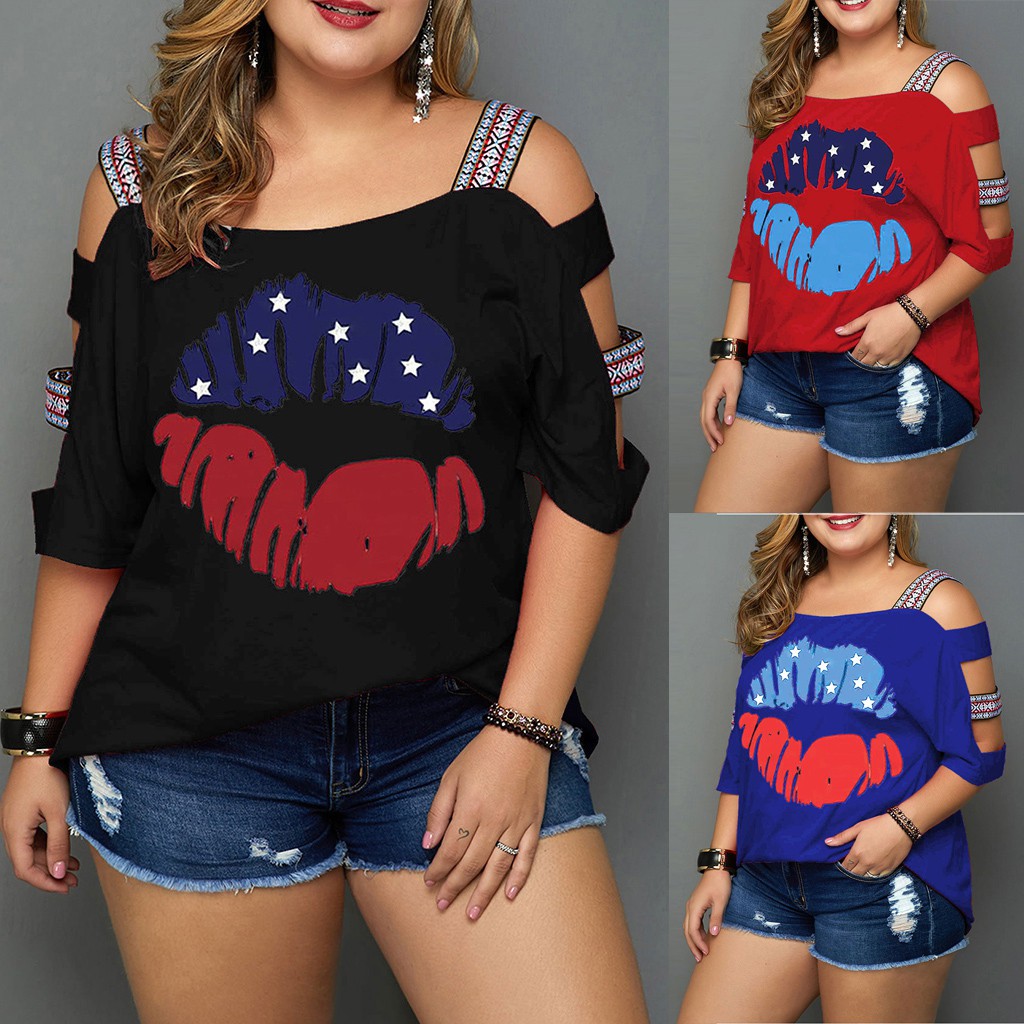 flag dress plus size