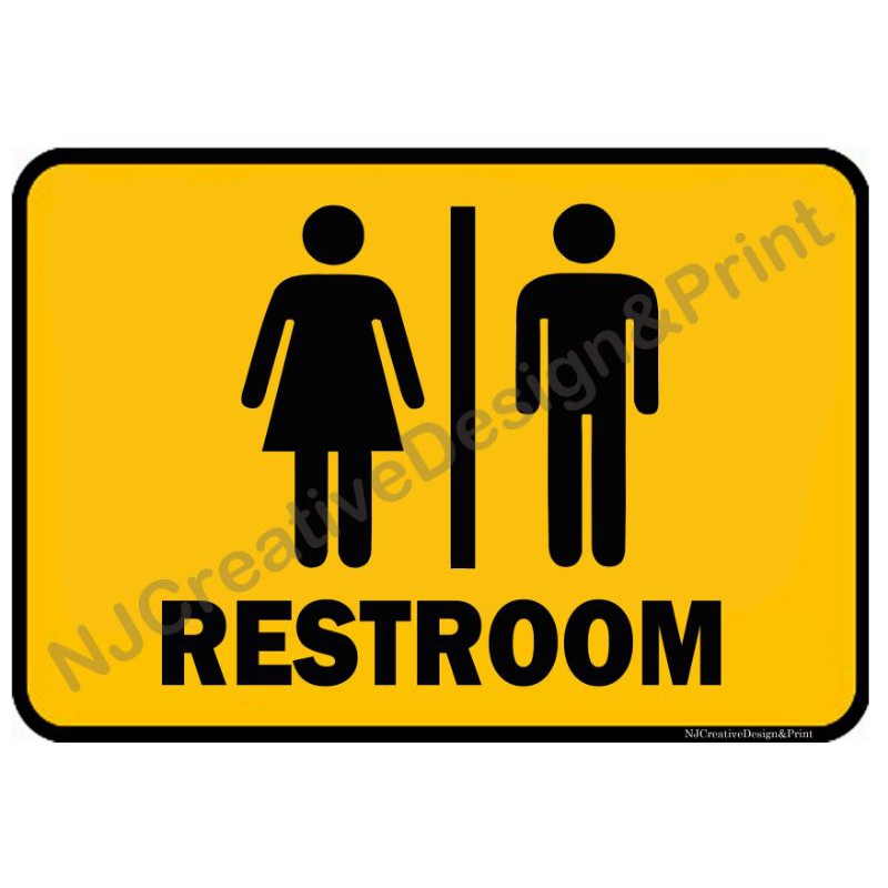 Restroom SignageA4 Size Shopee Philippines