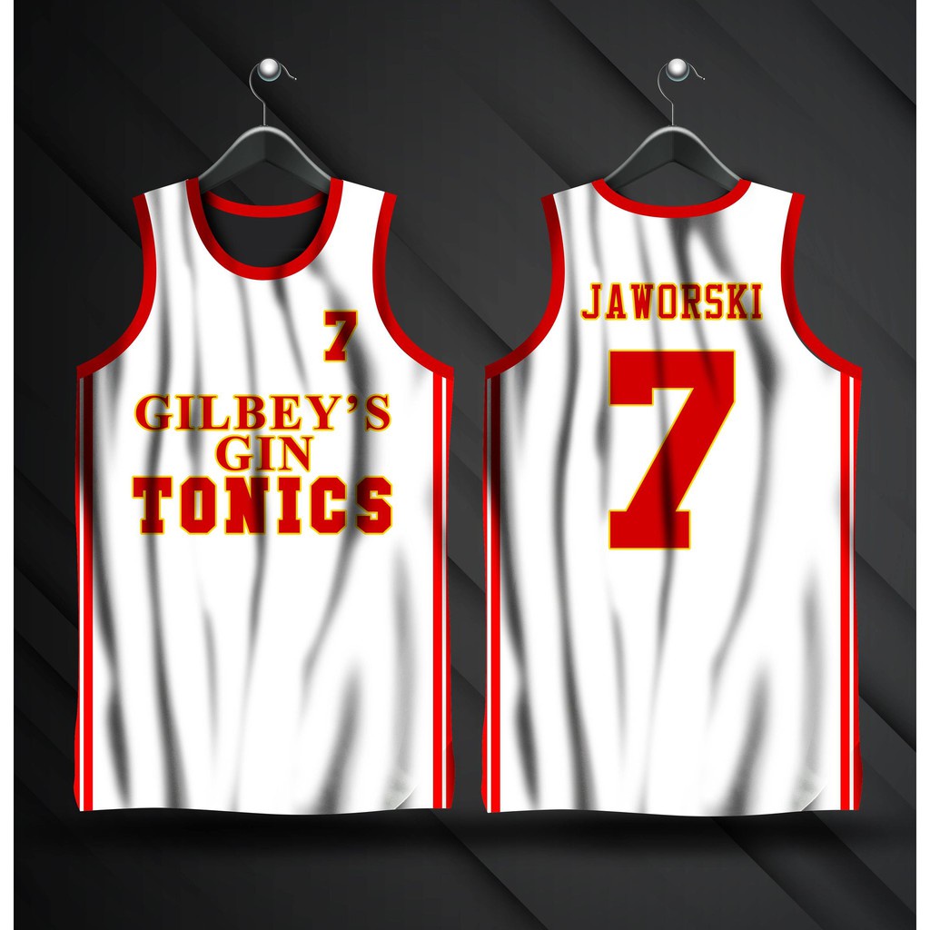 PBA RETRO JERSEY GILBEY'S GIN TONICS ROBERT 7 Full Sublimation