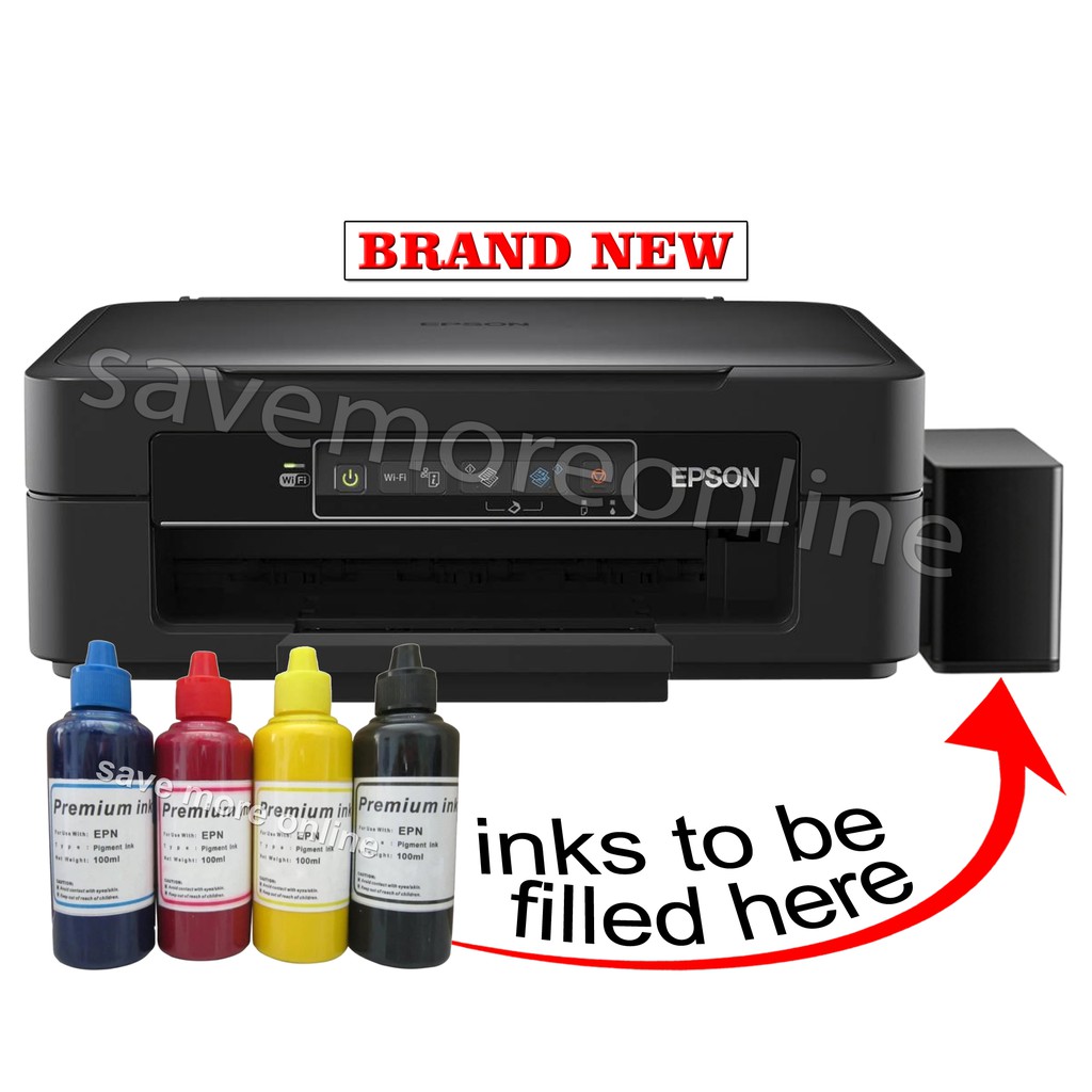 Epson XP-235 with Ciss with Pigment inks | Shopee Philippines