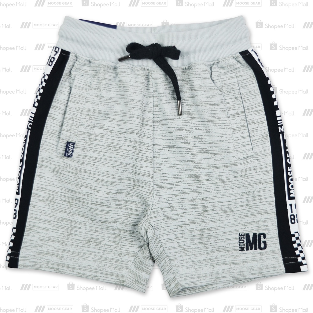 Moose Gear Grey Jogger Short With Print and 