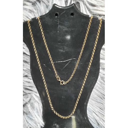 Pawnable/Authentic 18k Saudi Gold Tauco Chain Necklace 18 inches ...