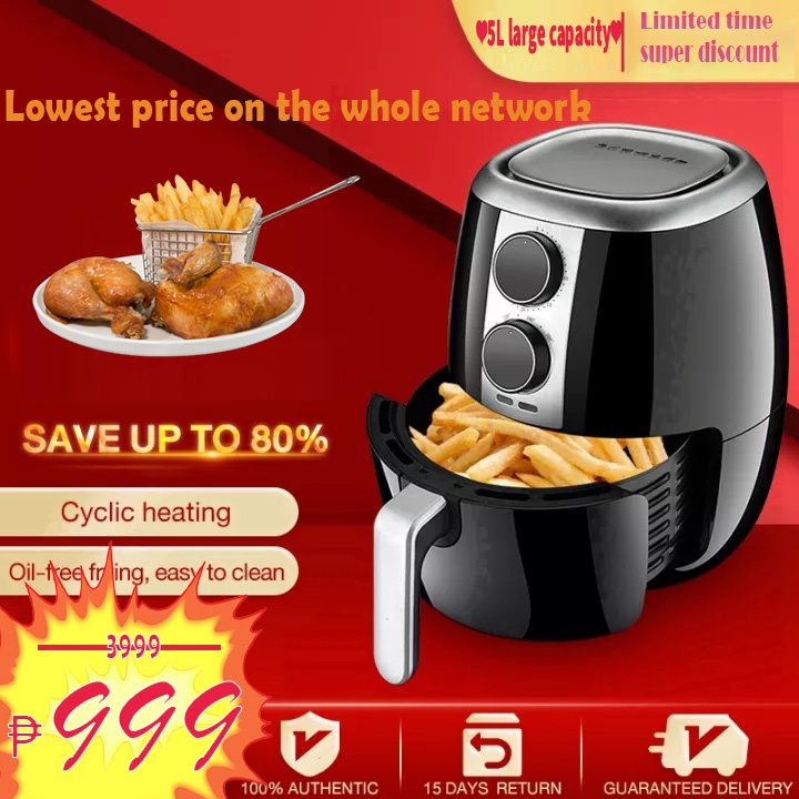 5L electric fryer Smart fryer, multifunction fryer, fried chicken, all