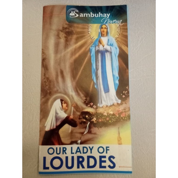 Novena prayer Our Lady of Lourdes english novena Shopee Philippines