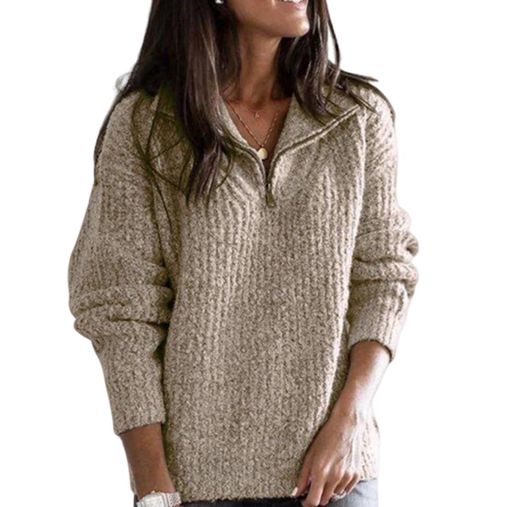 zipper sleeve sweater